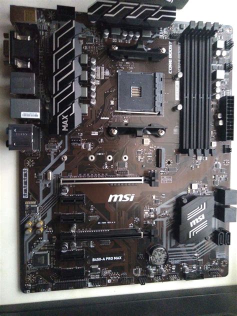 Материнская плата MSI B450-A PRO MAX (AM4, ATX) — купить в интернет ...