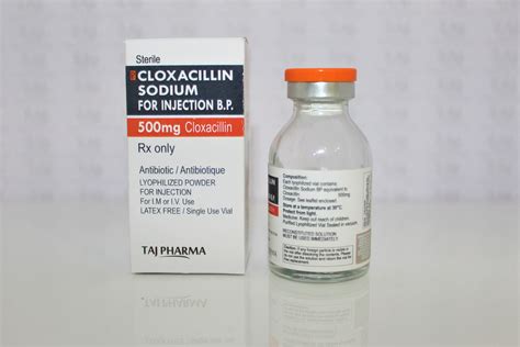 Cloxacillin Sodium For Injection BP 500mg GMP Manufacturers