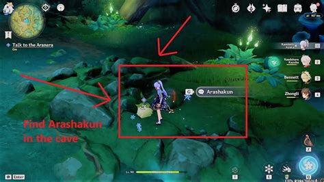 Find Arashakun In The Cave Courage Is In The Heart World Quest Guide