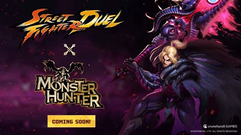 Monster Hunter Is Coming To Street Fighter Duel Youtube