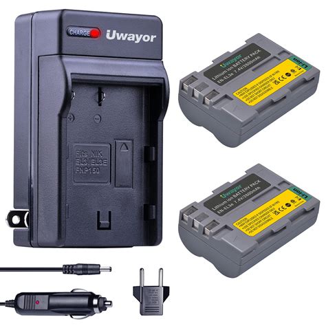 Mua Uwayor 2 Pack EN EL3e Battery And Charger Set For Nikon D50 D70