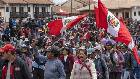 Fuertes Protestas En Perú Para Pedirle A Dina Boluarte Elecciones Presidenciales