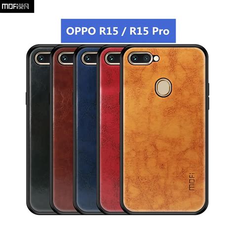 Original MOFI Ultra Thin Phone Cases For OPPO R15 Cover Leather Skin