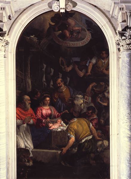 Adoration Of The Shepherds Veronese Veronese Paolo Eigentl Paol