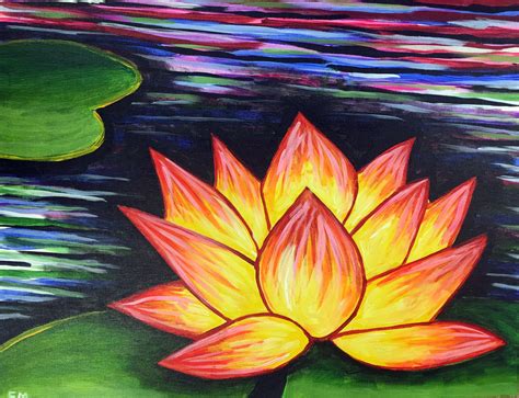 Lotus Flower Painting - Painters Legend