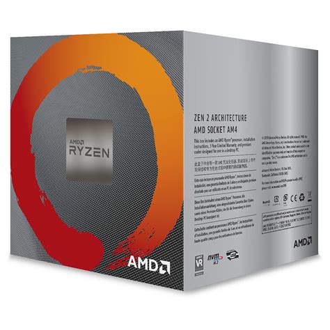 AMD Ryzen 5 3600XT Wraith Spire 3 8 GHz 4 5 GHz Processeur LDLC