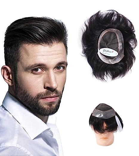 Skyhair 0 03 Mm Pu Thin Front Australian Hair Patch For Men 100 Remy Human Hair Wig Natural