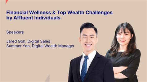 Financial Wellness Top Wealth Challenges By Affluent Individuals