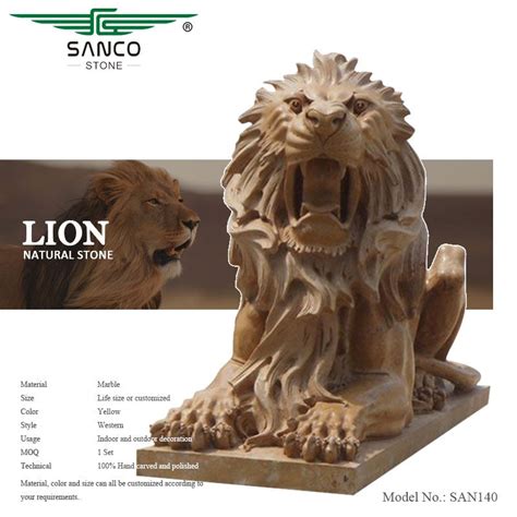 Lion Garden Statues