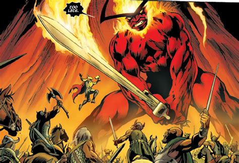 The Serpent Vs Surtur Battles Comic Vine