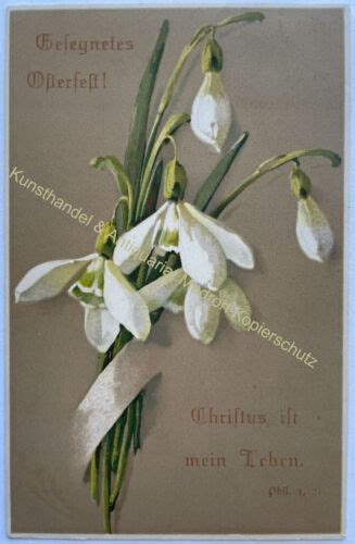 Ak Alte Postkarte Motiv Ostern Um Litho Blumen Ebay