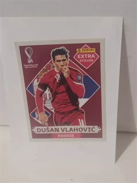 FIFA WORLD CUP Qatar 2022 Dusan Vlahovic Rookie Collector Extra Sticker