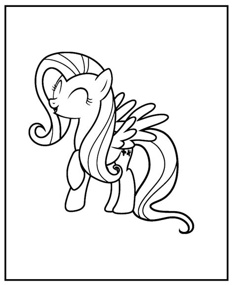 62 Fluttershy Coloring Pages