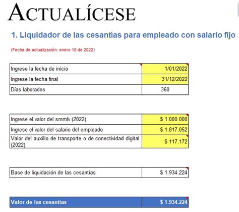 Como Calcular Cesantias E Intereses Image To U