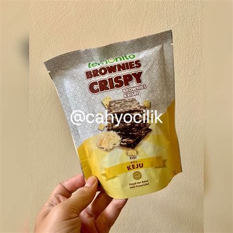 Jual BROWNIES CRISPY KEJU LEMONILO 1 PCS Shopee Indonesia