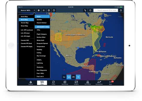 New Graphical Preflight Briefing Track Log And Weather Upgrades In