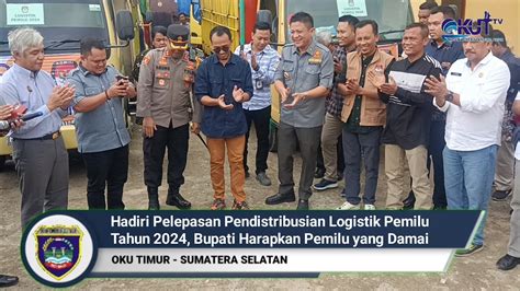 Hadiri Pelepasan Pendistribusian Logistik Pemilu Tahun 2024 Bupati