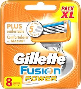 Gillette Fusion Power Lames De Rasoir Pour Homme Recharges Amazon