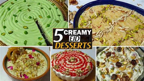 5 Best Creamy Eid Desserts Recipe By Cooking With Rafiya Odho ️ Eid