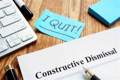 Understanding Constructive Dismissal & Employee Rights