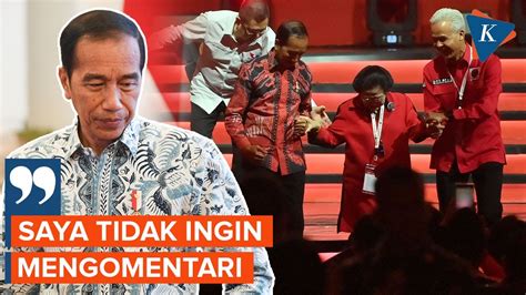 Jokowi Enggan Berkomentar Soal Kesedihan PDI P YouTube