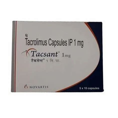 Tacsant 1mg Capsules Tacrolimus 1mg Capsules At Rs 415 Strip