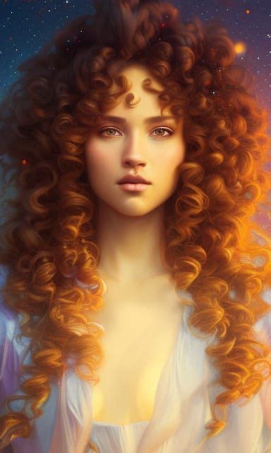 Curly Haired Goddess Ai Generated Artwork Nightcafe Creator