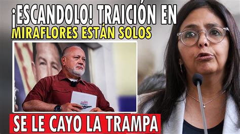 Tremenda Traici N La Del Dictador Se Le Cay La Trampa Corina Los Tiene