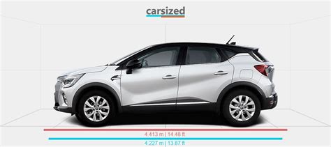 寸法 Renault Captur 2019 2024 vs Renault Symbioz 2024 現在