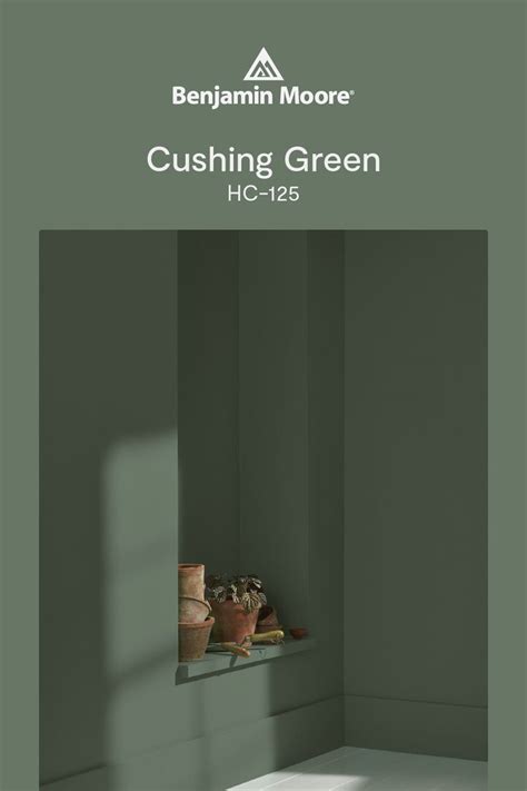 Benjamin Moore Cushing Green HC 125 In 2023 Green Colour Palette