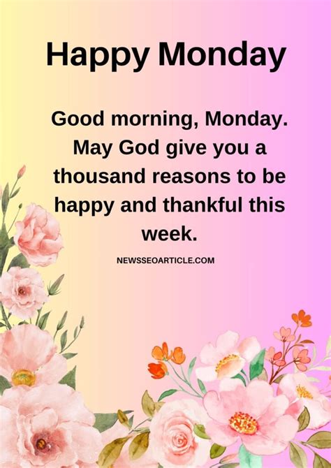 100 Best Monday Morning Blessings Images And Quotes News Seo Article