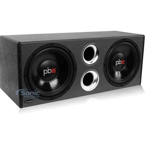 Powerbass Ps Wb12 Vented Dual 12 Loaded Subwoofer Box