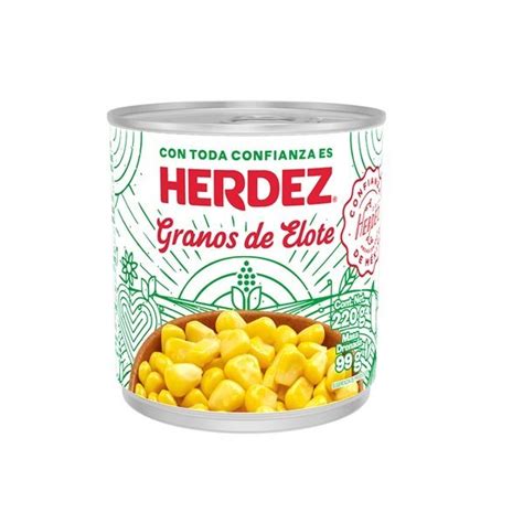 ELOTE EN GRANO HERDEZ 220 GR 1828 Comercial Treviño