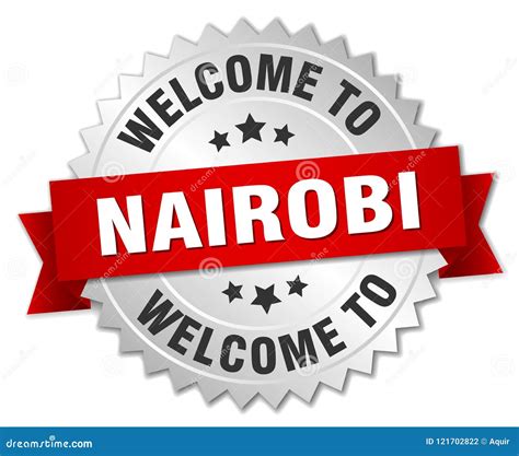 Welcome To Nairobi Badge Stock Vector Illustration Of Medal 121702822