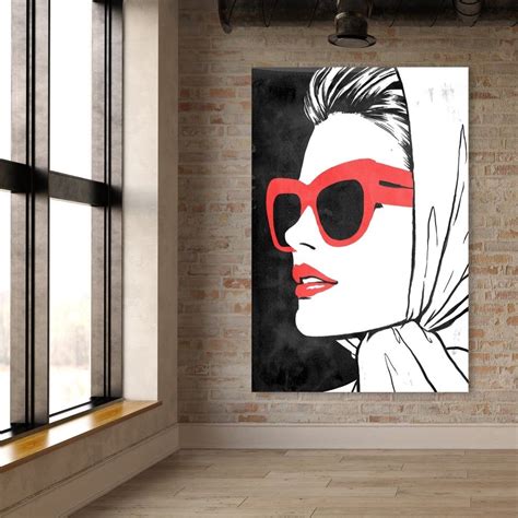 Oliver Gal Retro Glam II Fashion And Glam Wall Art Canvas Print