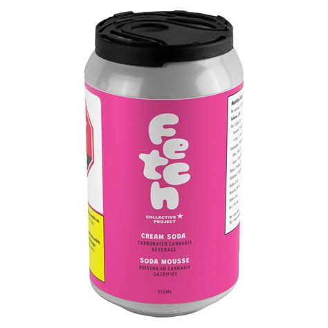 Fetch Cream Soda 355ml Sessions Cannabis