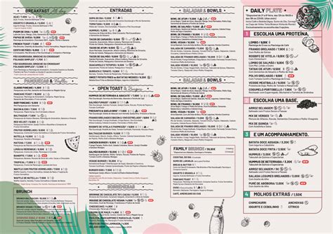 Menu Garden Balthazar Caffe Lab Em Lisboa Thefork