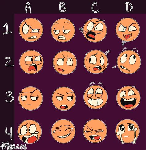 Expression Sheet Template