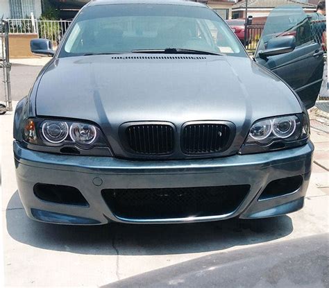 1999 2005 Bmw E46 3 Series Sedan M3 Style Front Bumper Conversion — Racingbees