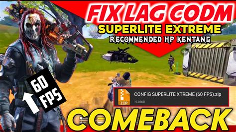 Fix Lag Codm Superlite Extreme Fps Super Smooth Recoil Like Aim