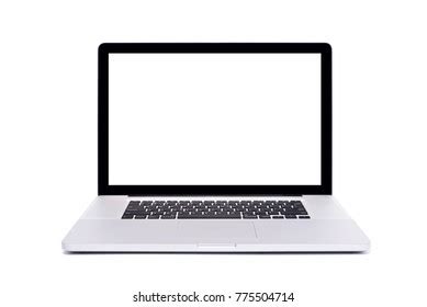 Modern Laptop Isolated On White Background Stock Photo Edit Now