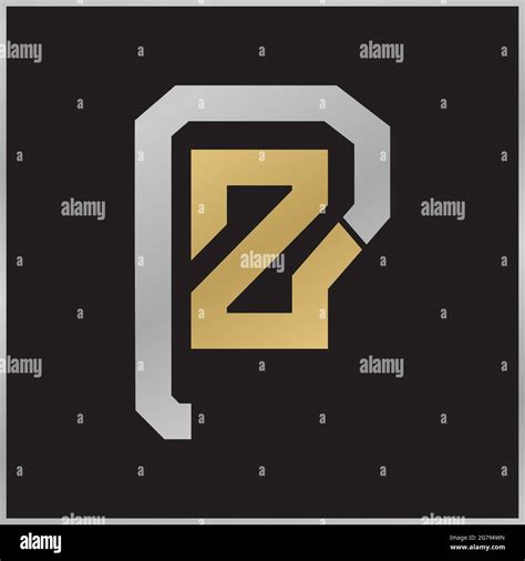 Alphabet Initials Logo Pz Zp Z And P Stock Vector Image Art Alamy