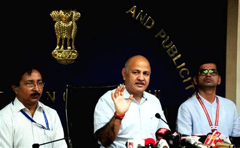 Delhi Deputy Chief Minister Manish Sisodia Addresses A Press Conference