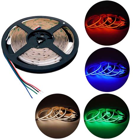 24v Cob Led Strip Hvid Rgb Rgbw