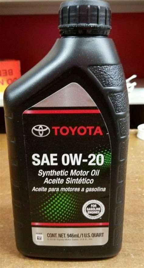 Genuine Toyota Lexus W Motor Oil Qty Quarts In A Case Ebay