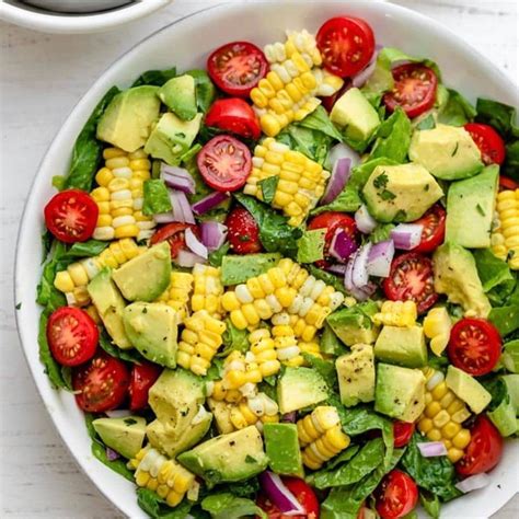 Corn Tomato Avocado 🌽🍅🥑😋 By Feelgoodfoodie This Salad Is A