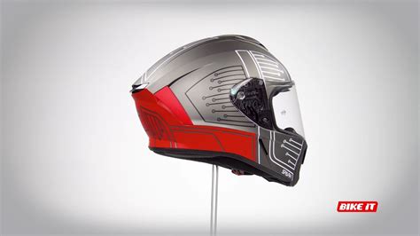 Airoh Spark Full Face Helmet Matte Red Cyrcuit Spin Youtube