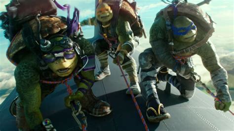 Teenage Mutant Ninja Turtles 2 2016 Airplane Jump Clip Paramount Pictures Youtube