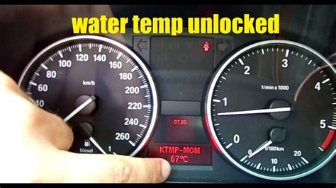 Bmw E90 Hidden Menu Unlocking Water Temp And Voltage Gauge Youtube