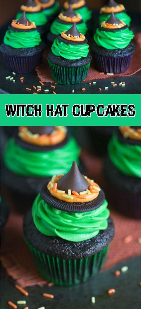 Witch Hat Cupcakes Recipe Recipe Halloween Food Cupcakes Halloween